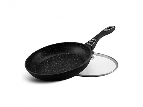 Edenberg Non-stick pan with lid 24 cm, non-stick Marble coating, EB-9003