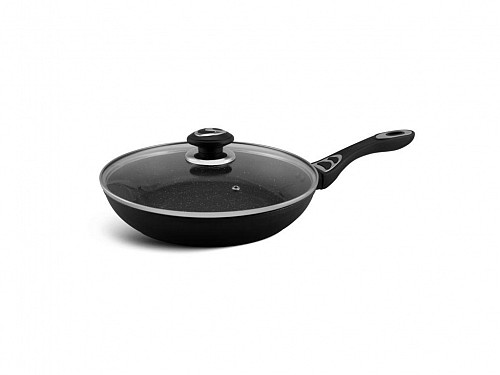 Edenberg Non-stick pan with lid 24 cm, non-stick Marble coating, EB-9003
